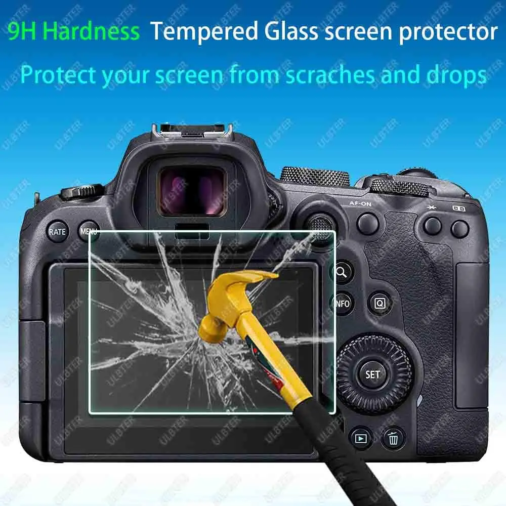 ULBTER 9H Tempered Glass Screen Protector for Canon EOS R10 / EOS R100 Camera LCD (3 Pack) | Anti-Bubble, Anti-Scratch, 99.99% HD Clarity - view 3