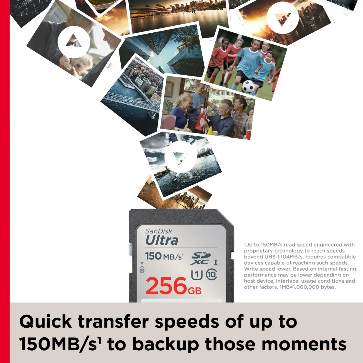 SanDisk 256GB Ultra SDXC UHS-I Memory Card 256GB (8.47 Fl Oz) | Fast Read Speeds Up to 150MB/s - view 4