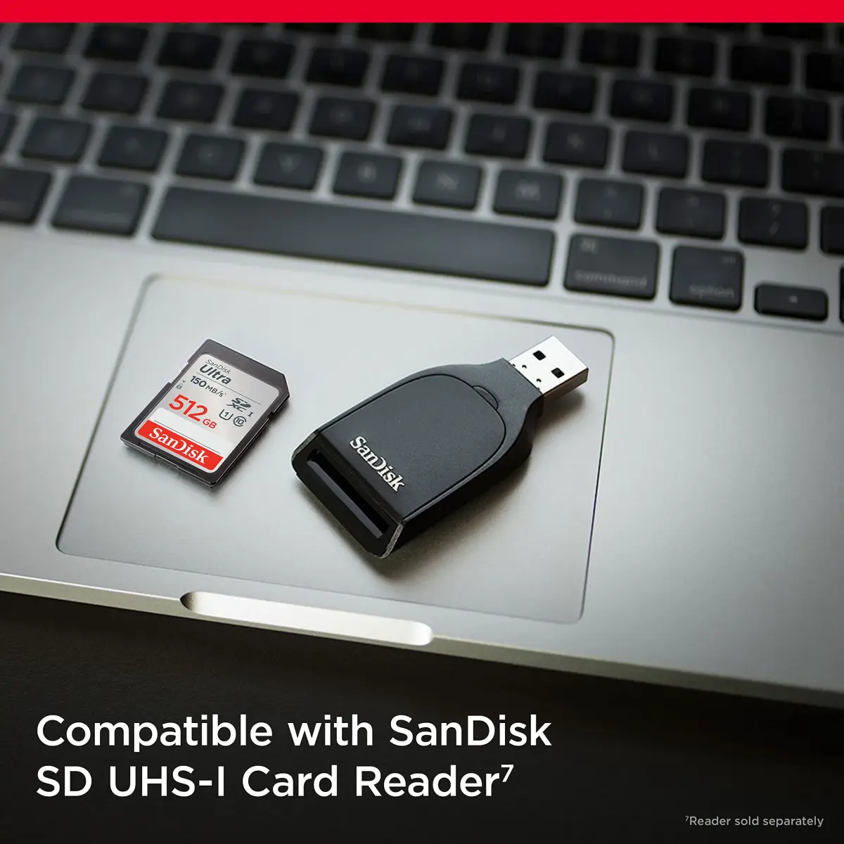 SanDisk 512GB Ultra SDXC UHS-I Memory Card 512GB (17.78cm x 23.11cm x 0.71cm) | Full HD Video & Fast Transfers - view 3