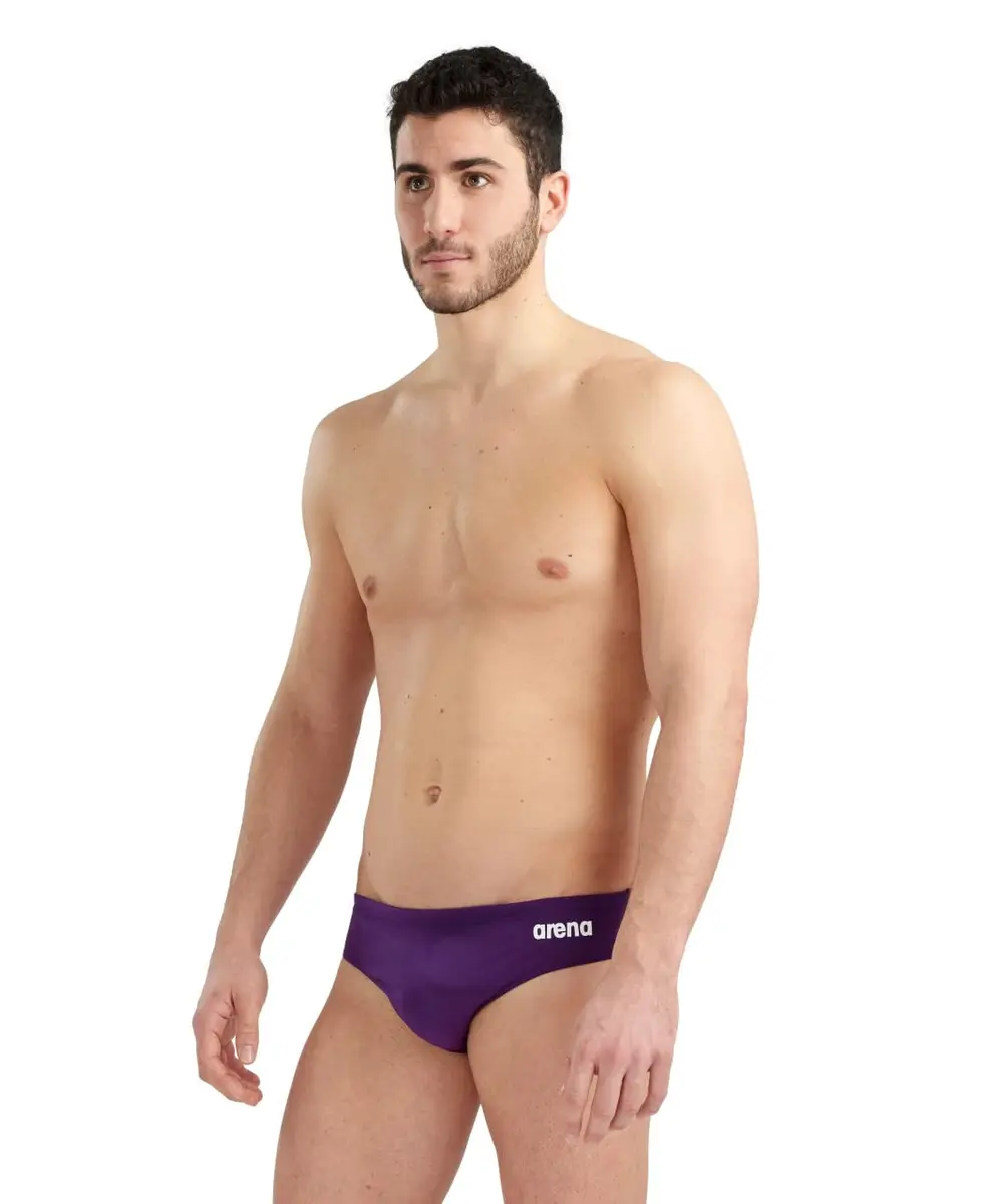 ARENA Men’s Team Solid Swim Brief MaxLife Eco 34 | Chlorine-Resistant, UV Protected, Quick-Dry - main product image