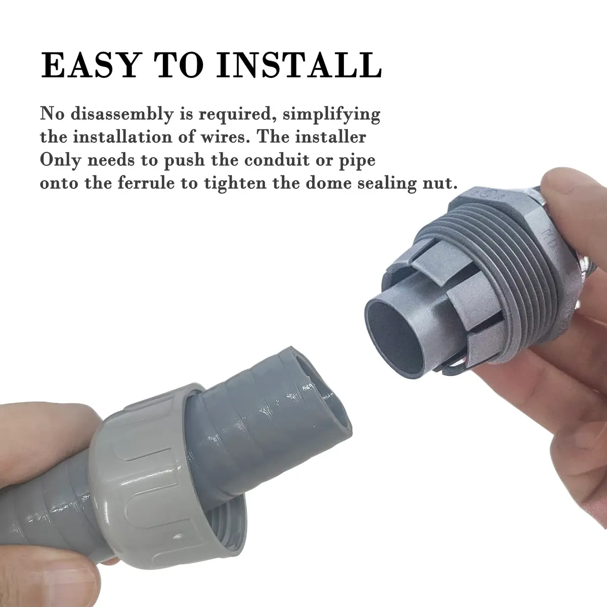 Wocloer Liquid-Tight Conduit 3/4inch 25Ft | Flexible Non-Metallic Electrical Kit for Outdoor & Indoor Use - view 3
