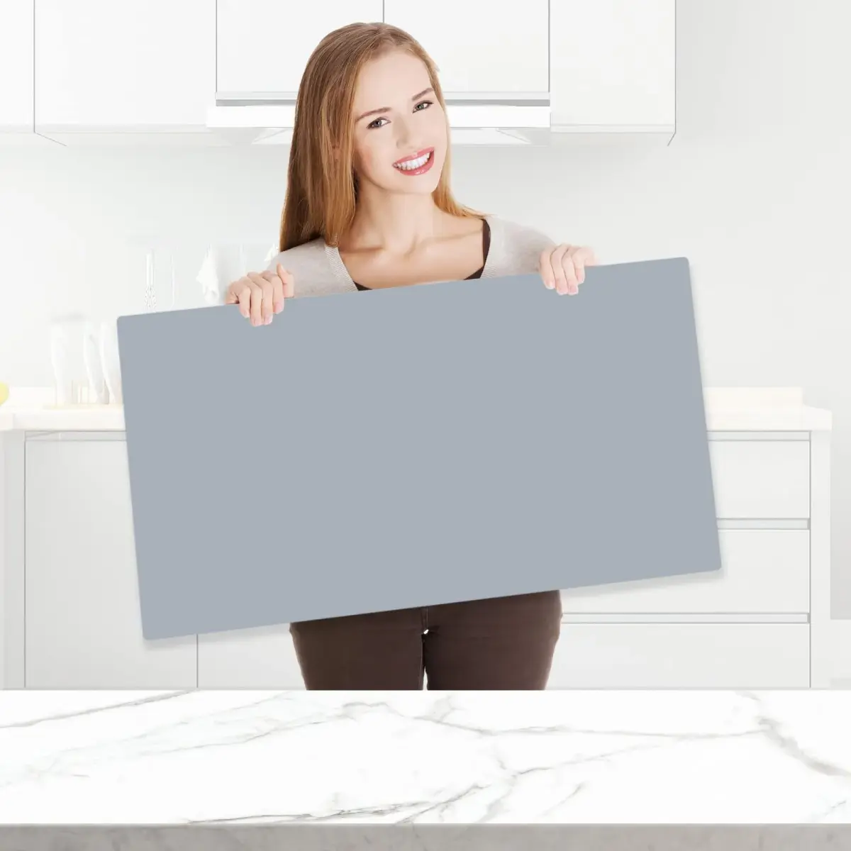 Kazualv Silicone Countertop Mat 60cm x 40cm | Heat Resistant & Waterproof Protector - main product image