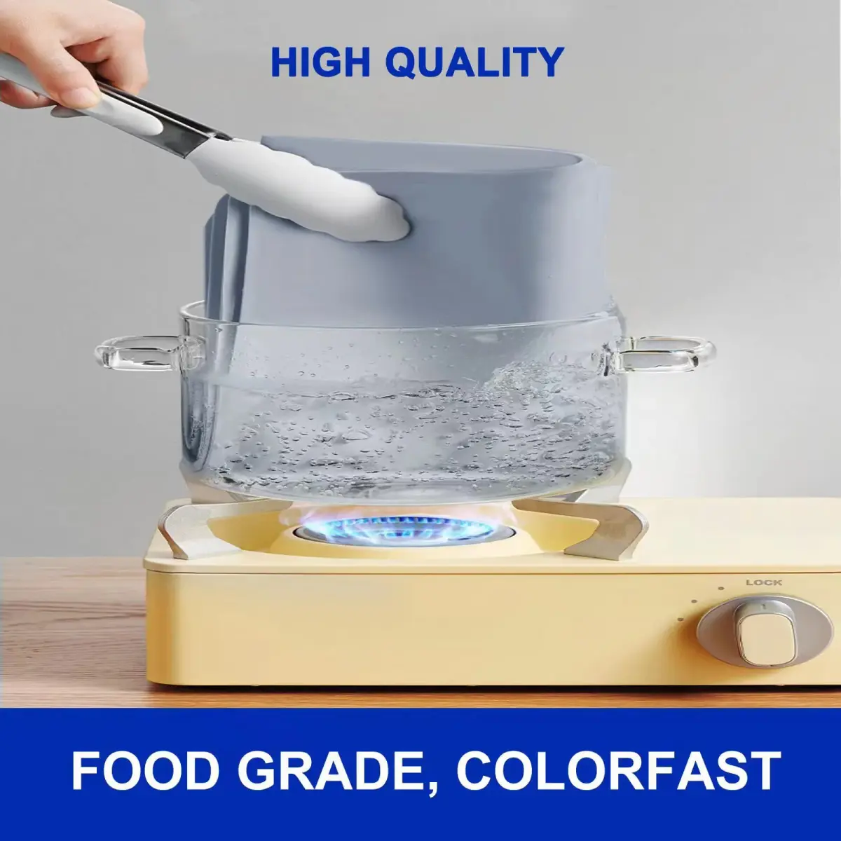 Kazualv Silicone Countertop Mat 60cm x 40cm | Heat Resistant & Waterproof Protector - view 6