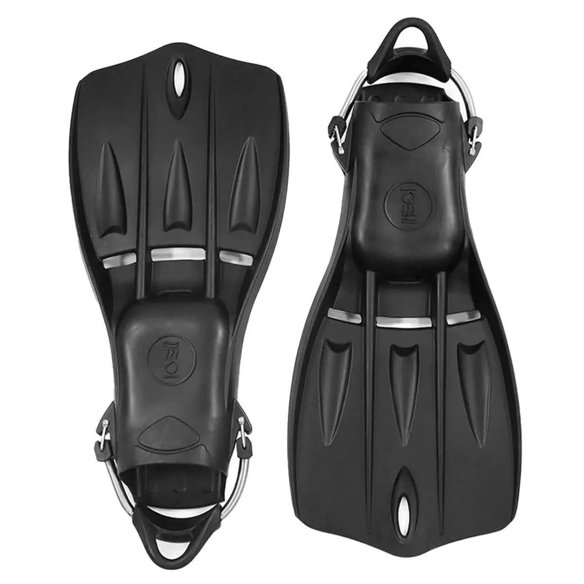 Fourth Element Tech Scuba Diving Fins, Black, Large | Performance & Comfort for Divers - main product image