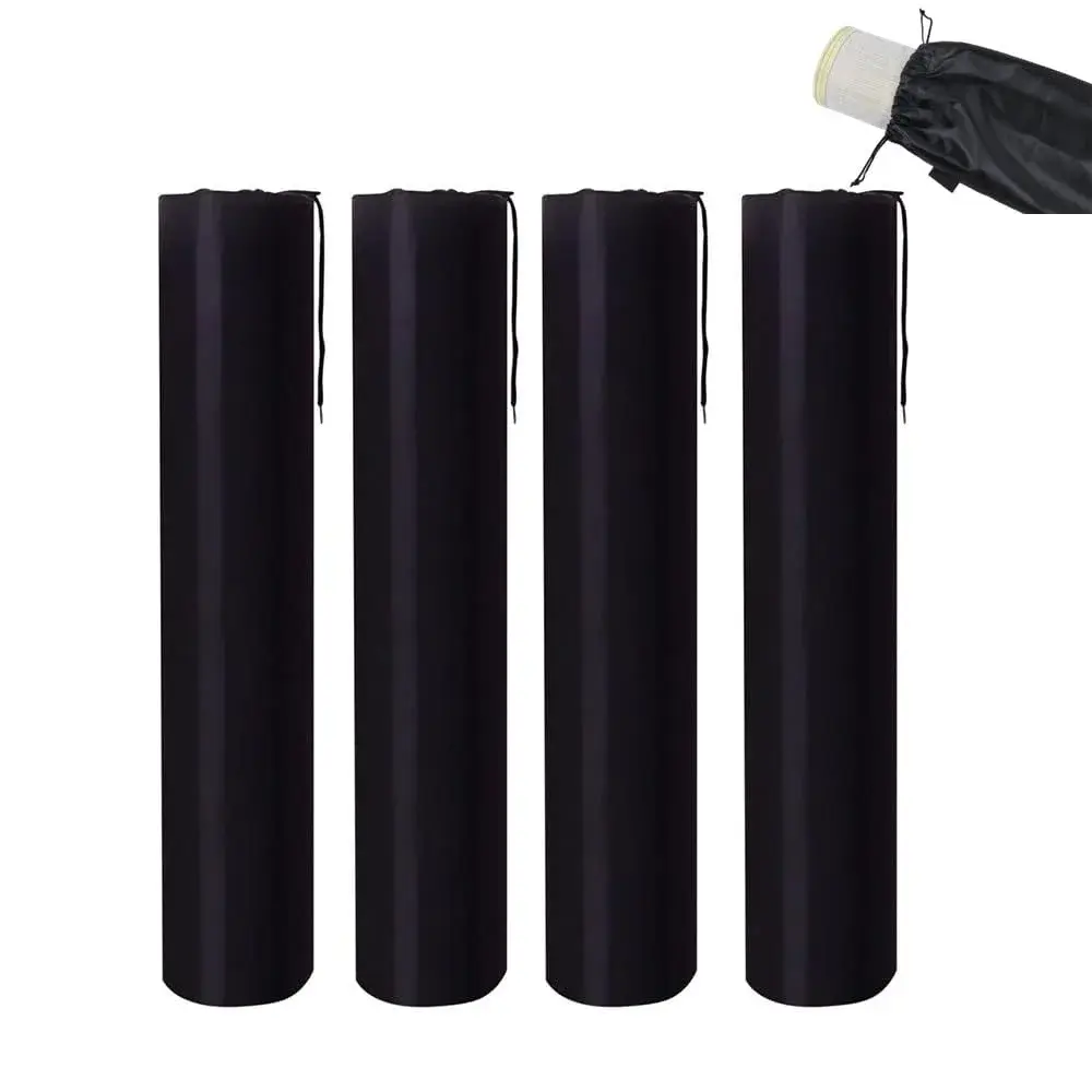 Primst 4PCS Waterproof Carpet Storage Bag Set | Black Oxford Cloth, 10" x 85" (Fits 78" Wide Rugs) - main product image