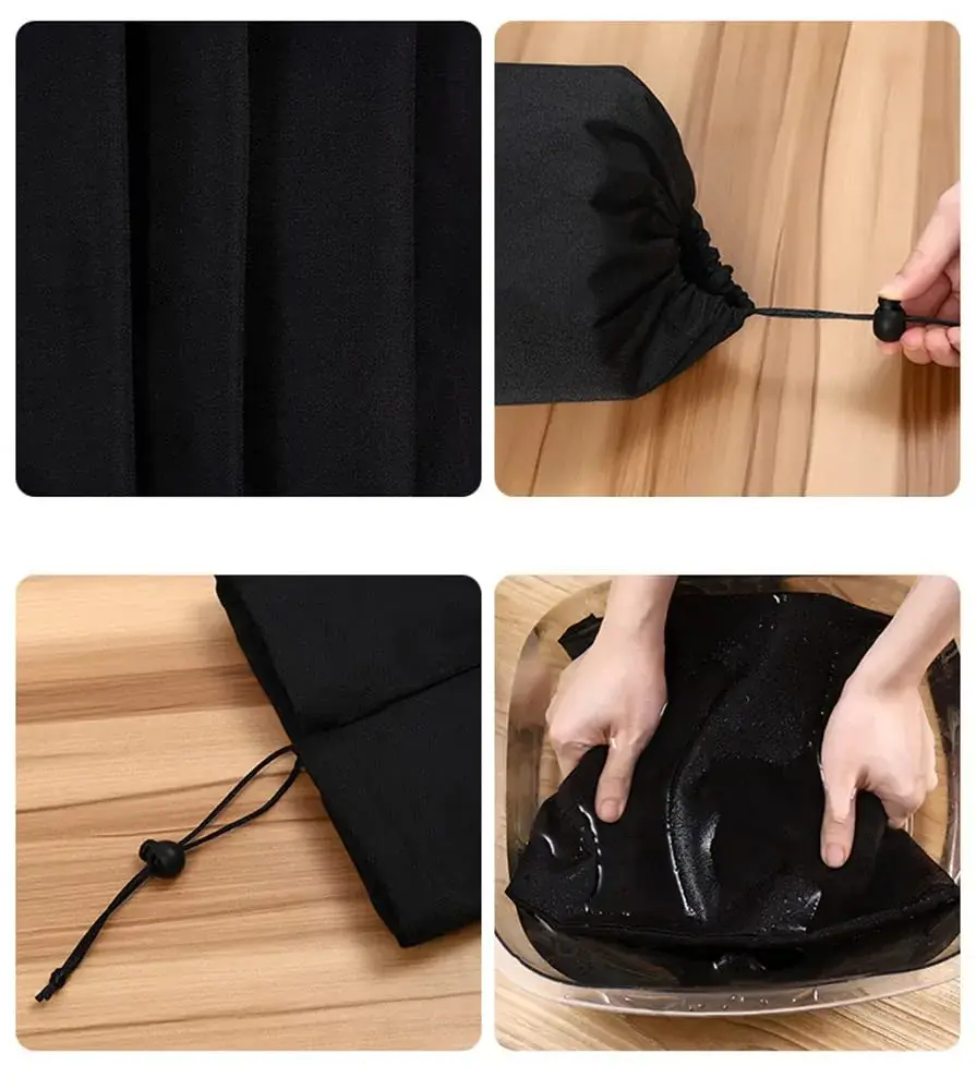 Primst 4PCS Waterproof Carpet Storage Bag Set | Black Oxford Cloth, 10" x 85" (Fits 78" Wide Rugs) - view 6
