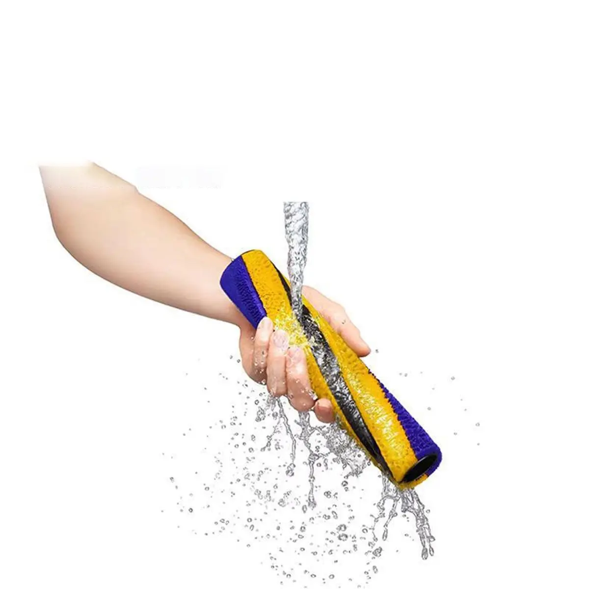 Rinakou Replacement Brush Roller for Dyson V12 V15 Vacuum Cleaner | 3.18 cm (1.25 inches) Yellow-Blue - view 3