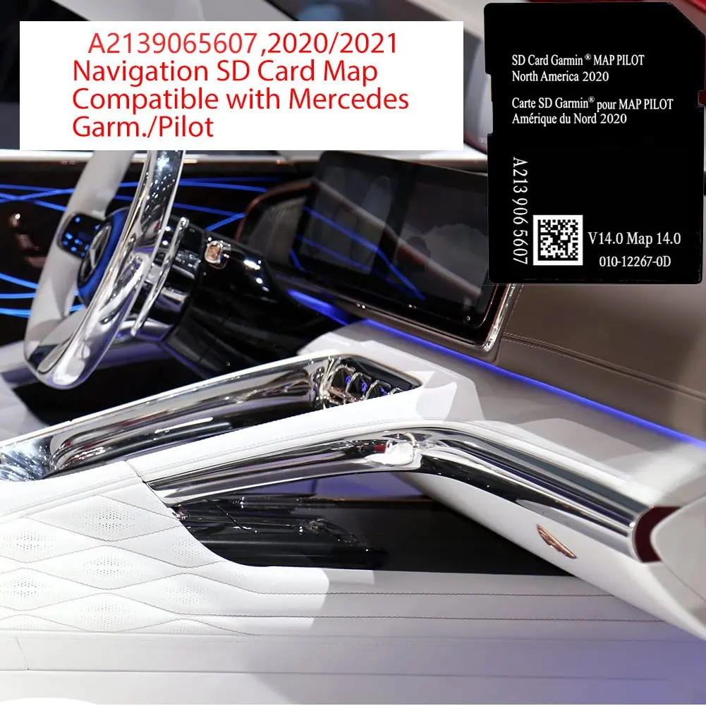 Ulfeng Navigation SD Card Map for Mercedes E-Class, GLC & C-Class | Version 14.0 | USA/Canada/Mex - view 2