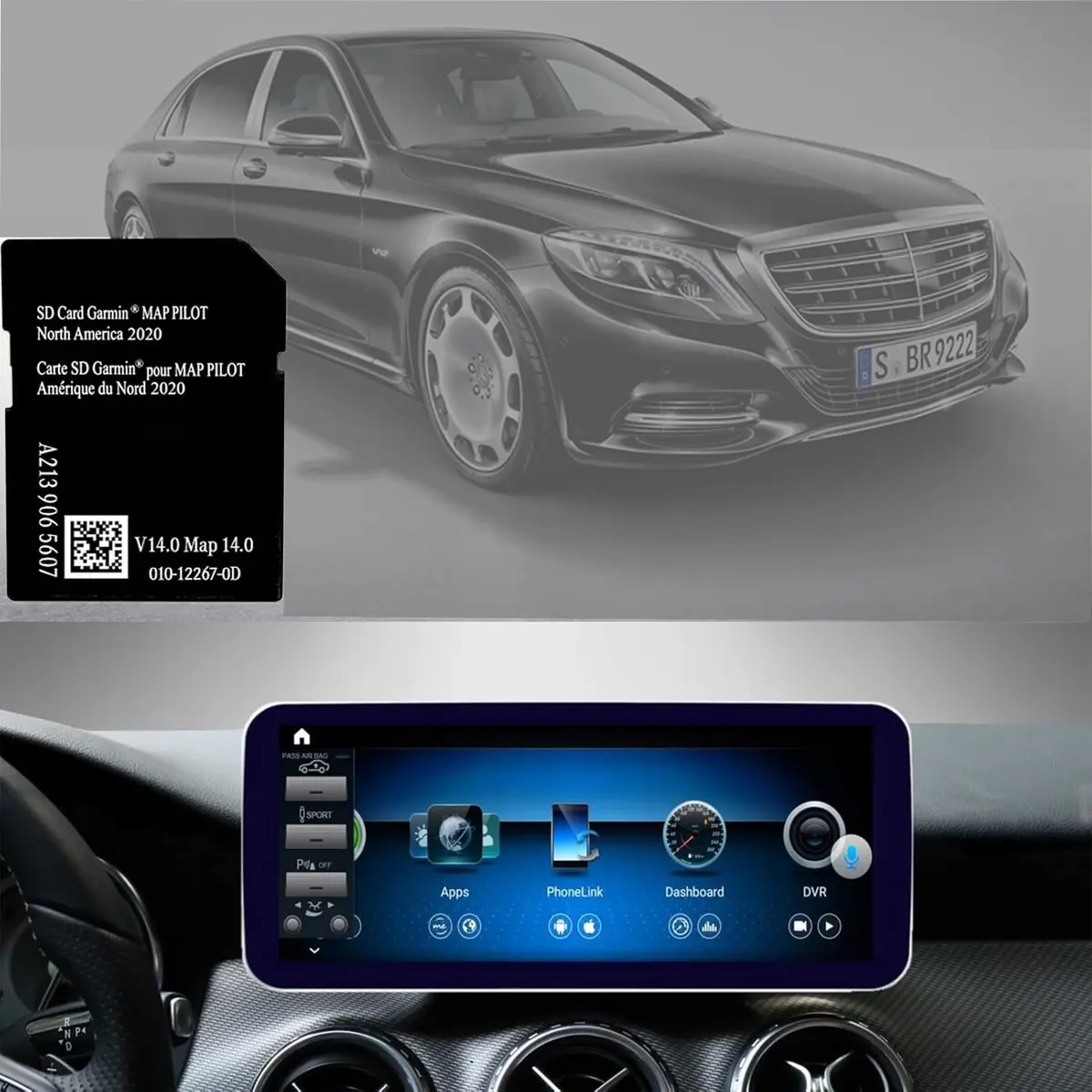 Ulfeng Navigation SD Card Map for Mercedes E-Class, GLC & C-Class | Version 14.0 | USA/Canada/Mex - view 3