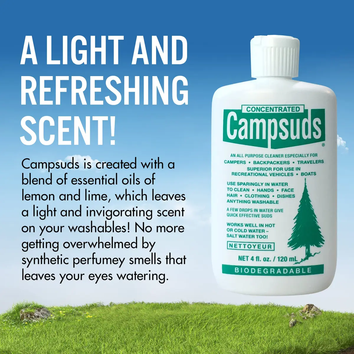 CONCENTRATED CAMPSUDS Sierra Dawn Biodegradable Camping Soap, 4 Oz | All-Purpose Outdoor Wash for Camping & Hiking - view 6