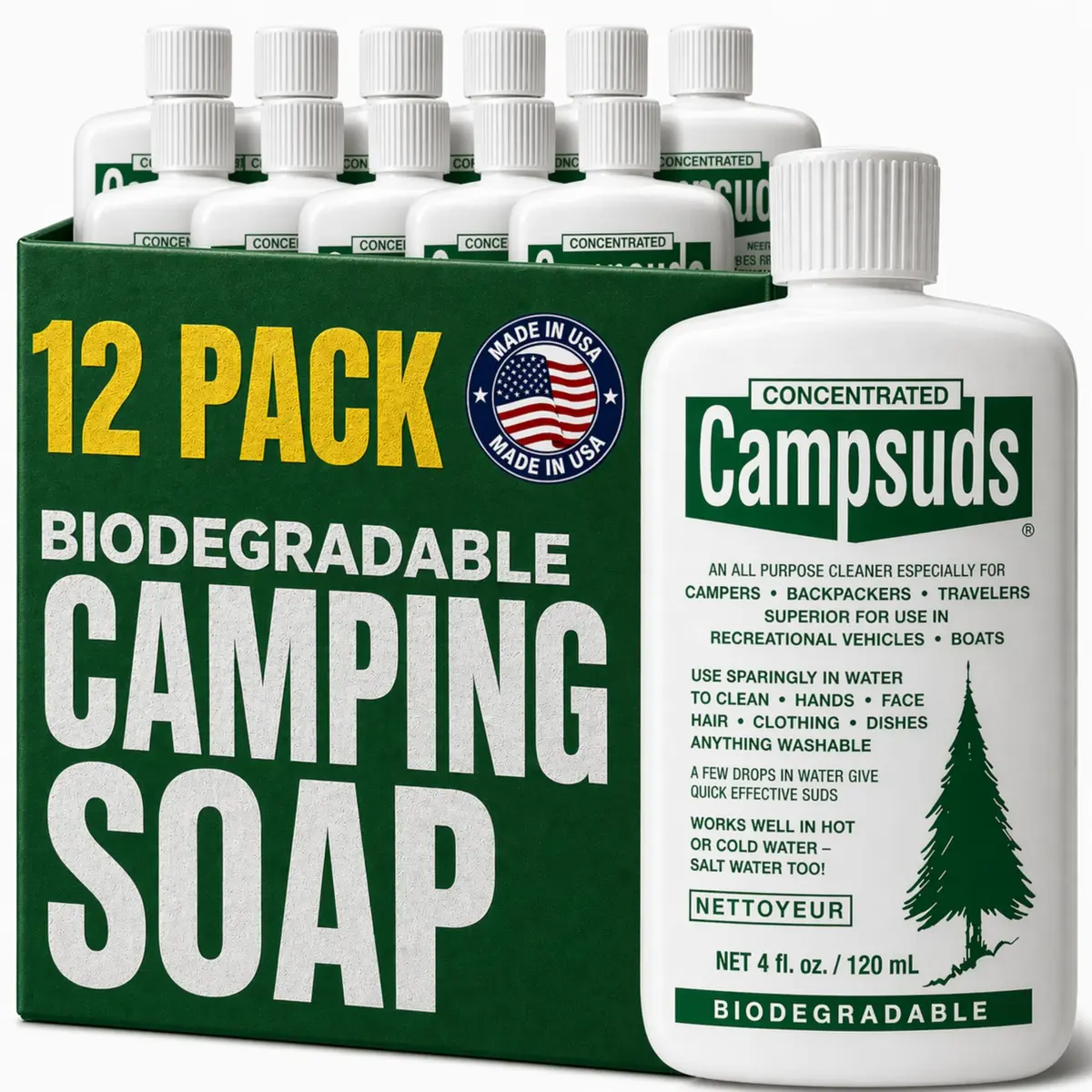 CONCENTRATED CAMPSUDS Sierra Dawn Biodegradable Camping Soap, 4 Oz | All-Purpose Outdoor Wash for Camping & Hiking - view 2