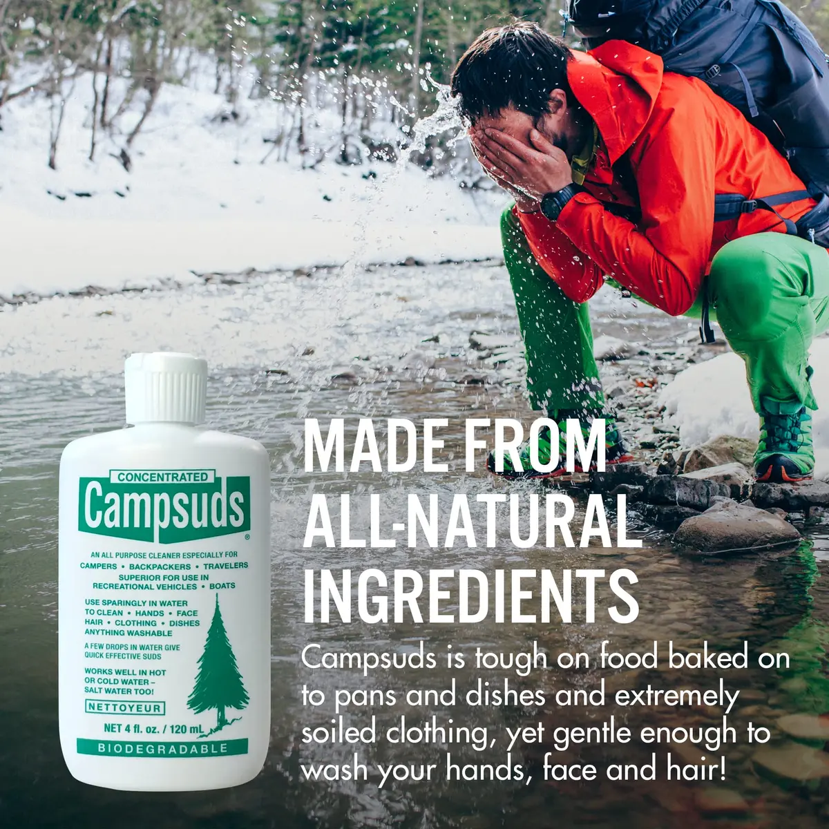 CONCENTRATED CAMPSUDS Sierra Dawn Biodegradable Camping Soap, 4 Oz | All-Purpose Outdoor Wash for Camping & Hiking - view 4