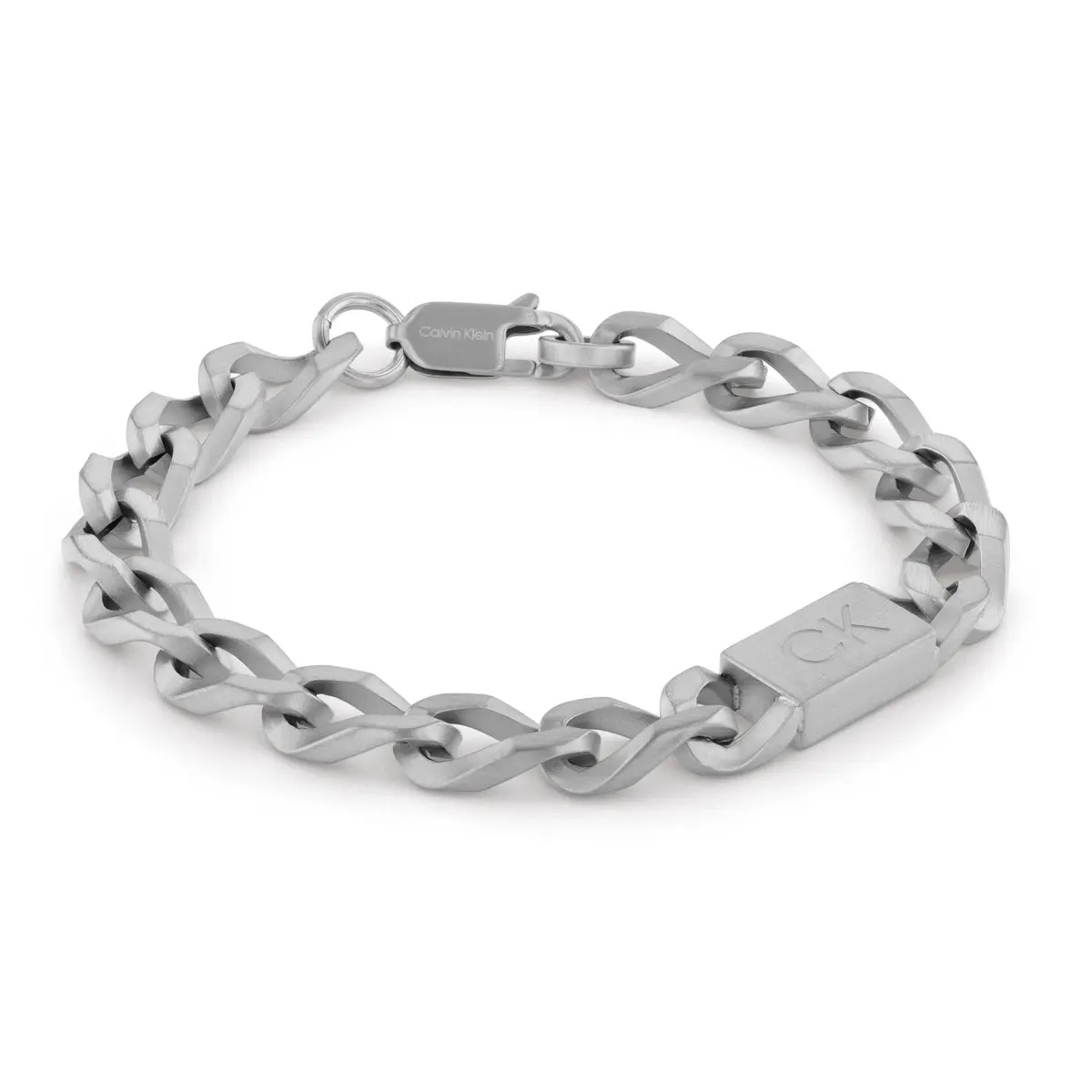 Calvin Klein Jewelry Men's Chain Bracelet Silver Model 35000254 | Contemporary Link Style - main product image