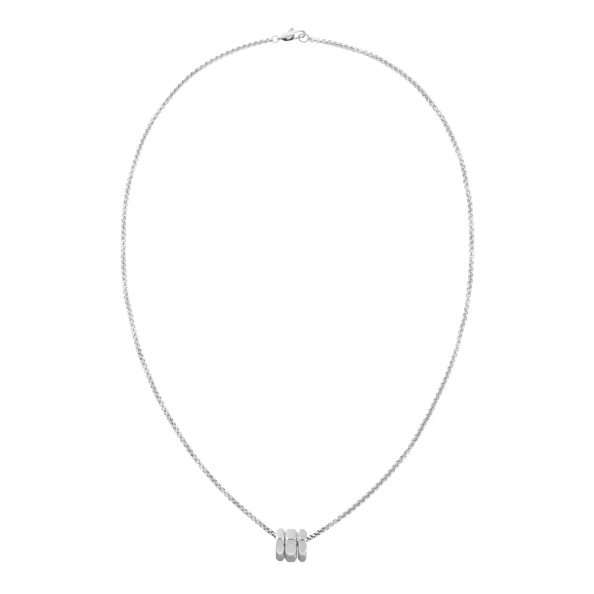 Calvin Klein Jewelry Men's Stainless Steel Bolt Necklace | Modern Industrial Style (24 in) - main product image