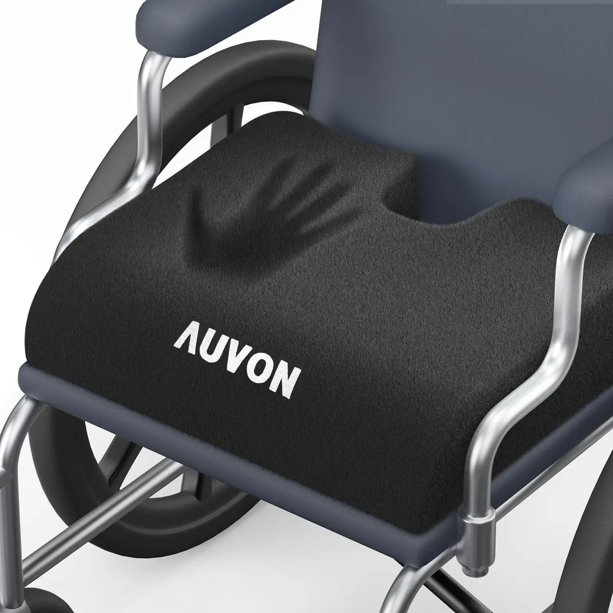 AUVON Memory Foam Wheelchair Seat Cushion 18"x16"x3" for Sciatica & Back Support - main product image