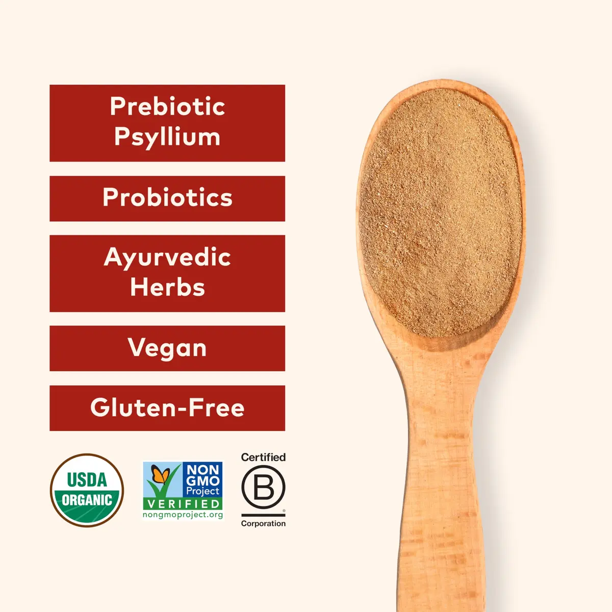 ORGANIC INDIA Psyllium Husk Powder, Orange Flavored, 10 Oz | Supports Digestion & Detox - view 2