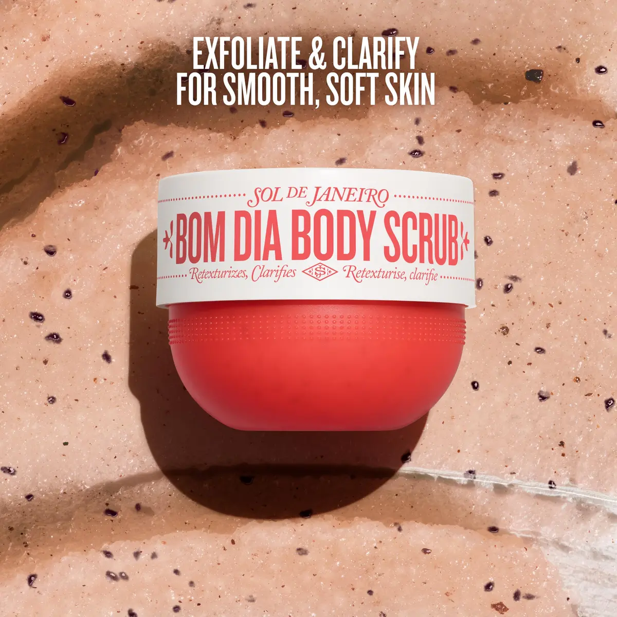 Sol de Janeiro Bom Dia Body Scrub 7.8 oz. | Exfoliating, Fruity, Brightening for All Skin Types - view 2