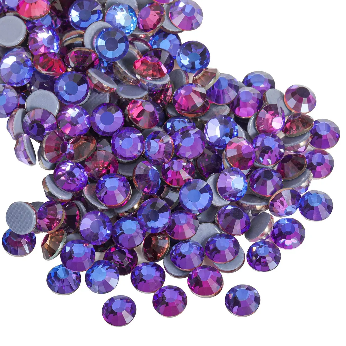 BEADSLAND Hotfix Rhinestones Purple Velvet SS16 (3.8-4.0mm) | 1440pcs Glass Crystal Embellishments - main product image