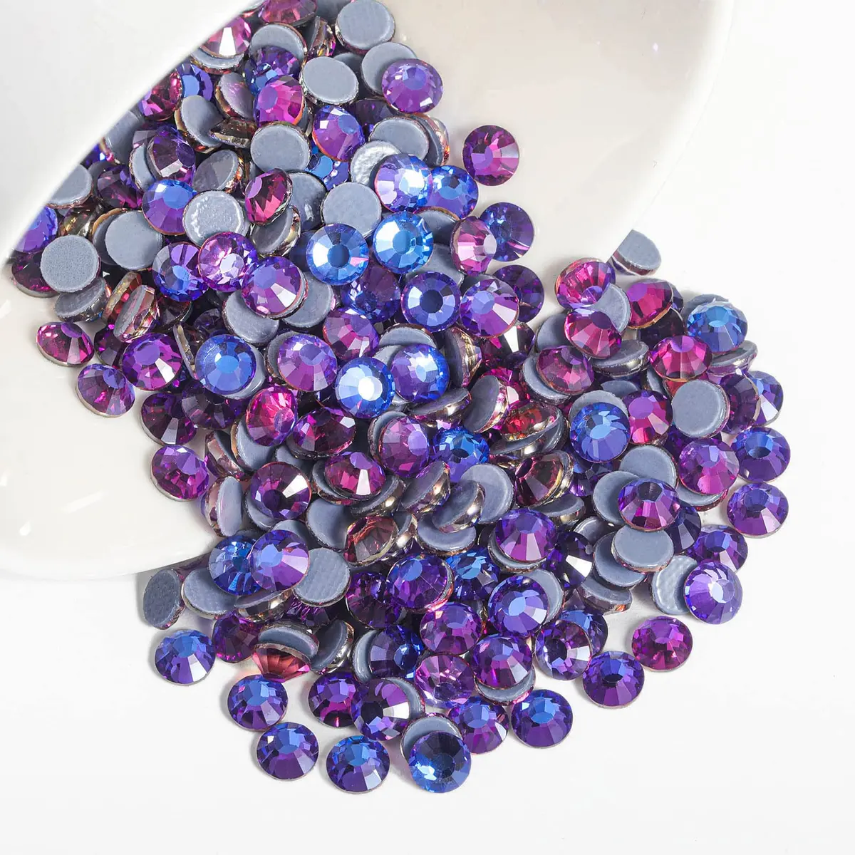BEADSLAND Hotfix Rhinestones Purple Velvet SS16 (3.8-4.0mm) | 1440pcs Glass Crystal Embellishments - view 2
