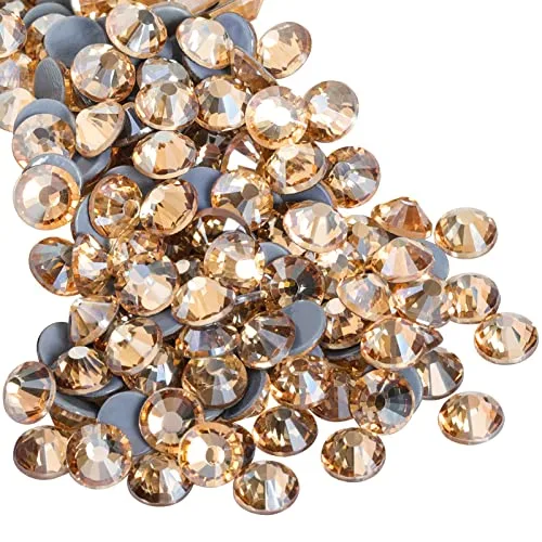 BEADSLAND Hotfix Rhinestones Golden Shadow SS10 (2880pcs, 2.7-2.9mm) | Glass Craft Embellishments for India - main product image
