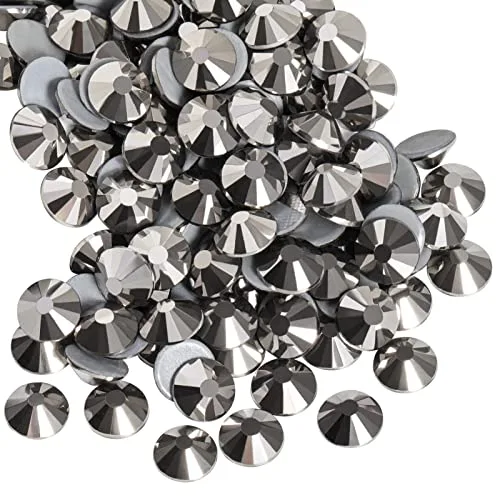 BEADSLAND Hotfix Rhinestones SS20 Hematite Glass | 1440pcs Bulk Craft Crystals - main product image