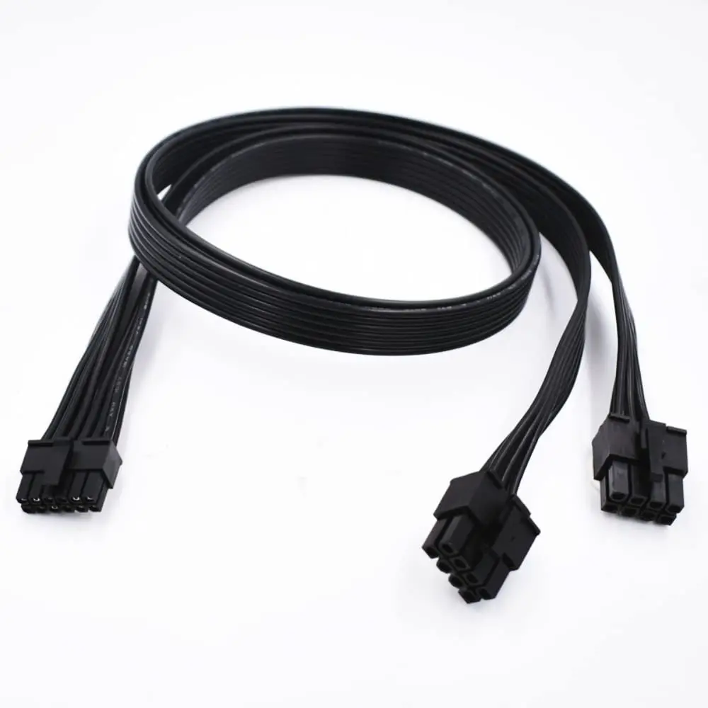 lilila-ree 12 Pin GPU Power Adapter Cable for EVGA & Seasonic PSUs | Mini 12 Pin to 2x 8 Pin (6+2) PCIe, 30cm - main product image