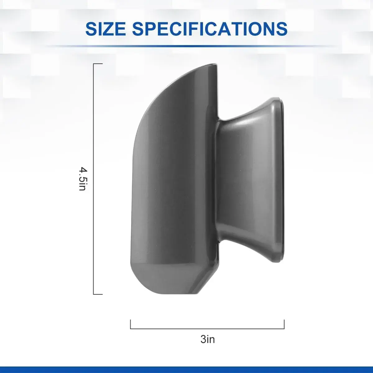LANMU Gray Wall Mount Holder for Dyson Airwrap/Airstrait Styler | Organizer Stand for Home Bathroom - view 7