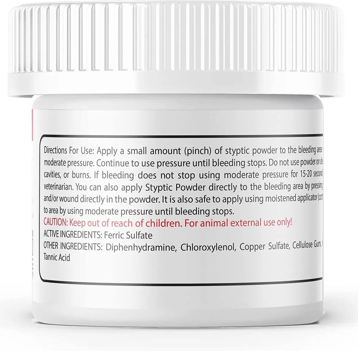 Evo Dyne Styptic Powder 2-Pack 2 oz (56g) for Dogs, Cats & Birds | Fast Bleeding Stop for Pet Nail Trims - view 8