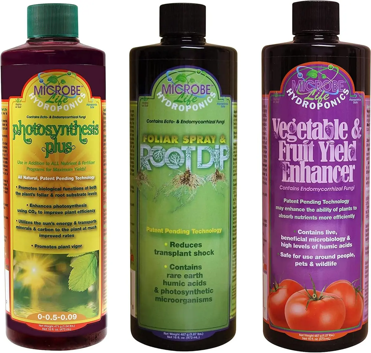 Microbe Life Hydroponics Additive Kit | Boost Plant Growth & Yields, Safe for Indoor & Outdoor Use - main product image