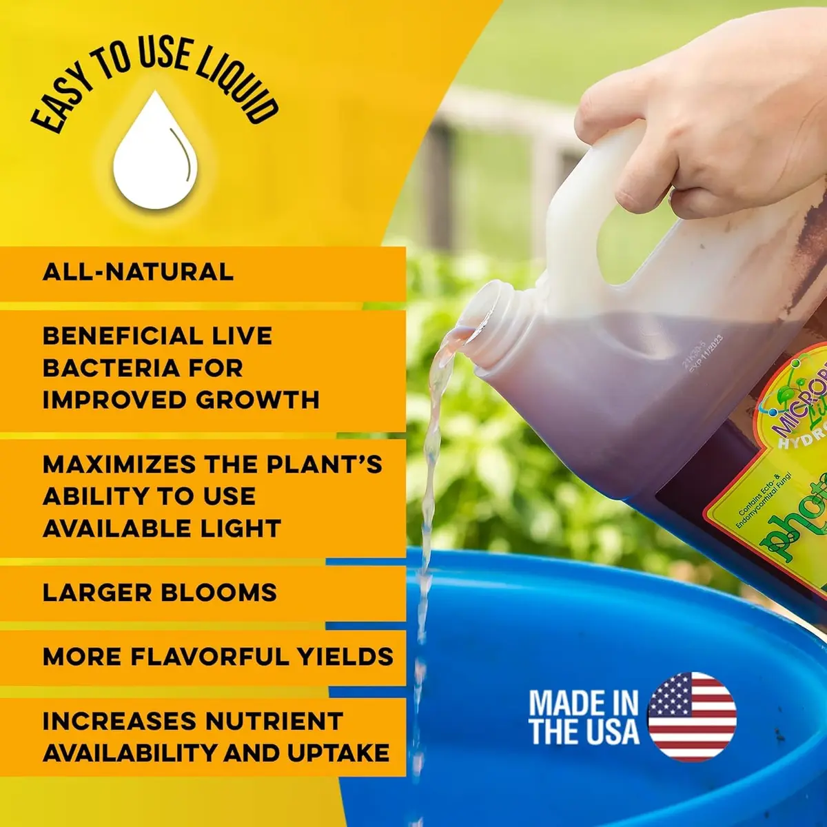 Microbe Life Hydroponics Additive Kit | Boost Plant Growth & Yields, Safe for Indoor & Outdoor Use - view 3