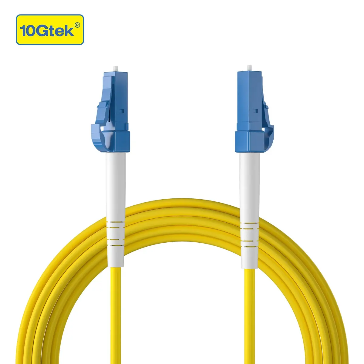 10Gtek Simplex Fiber Patch Cable - LC to LC Single-Mode Fiber, 3m (9.8-ft) | High-Speed Data Connectivity - view 3
