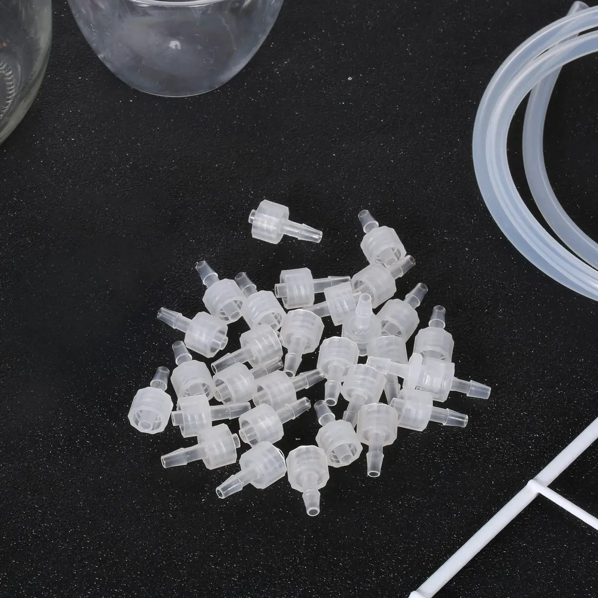 AIEX Luer Lock Syringe Connector Set 30pcs | Clear Polypropylene Adapters for Secure Lab Connections - view 6