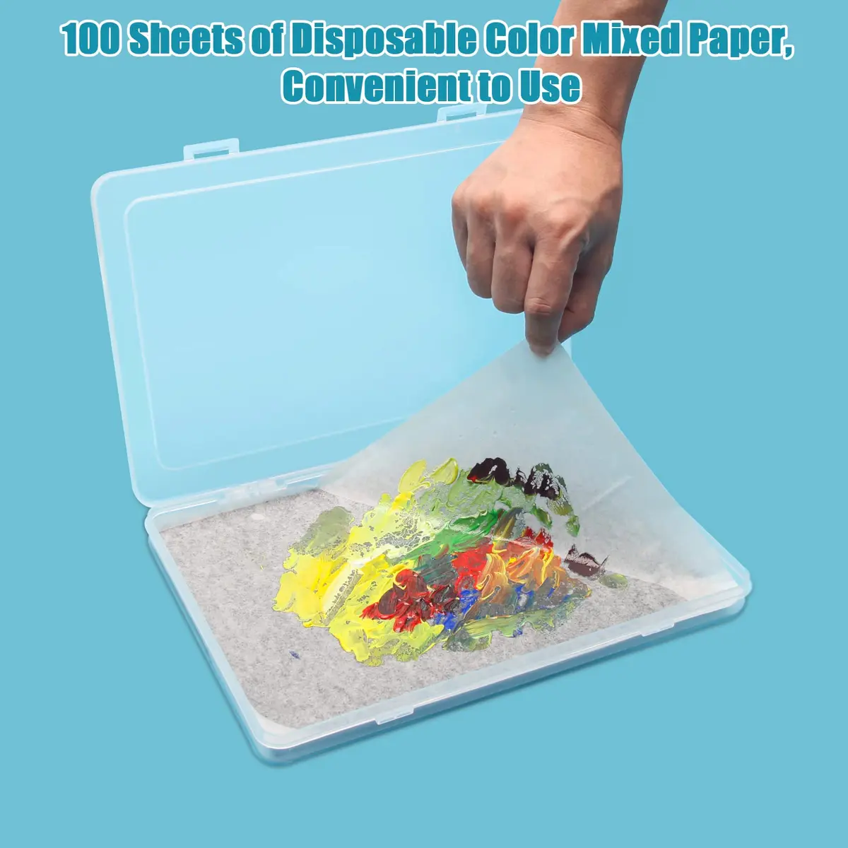 Garpernics Stay Wet Palette for Acrylic Painting Miniatures | Moisture Seal & Easy Cleanup - view 4