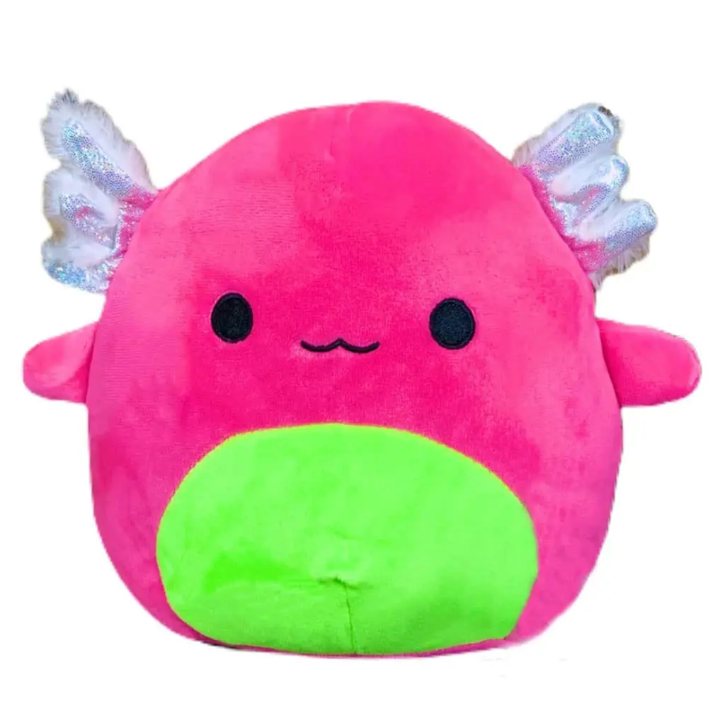Squishmallows Official Kellytoy Plush Sea Life Squad Archie Axolotl 8 Inch | Neon Pink & Green Animal Toy - main product image