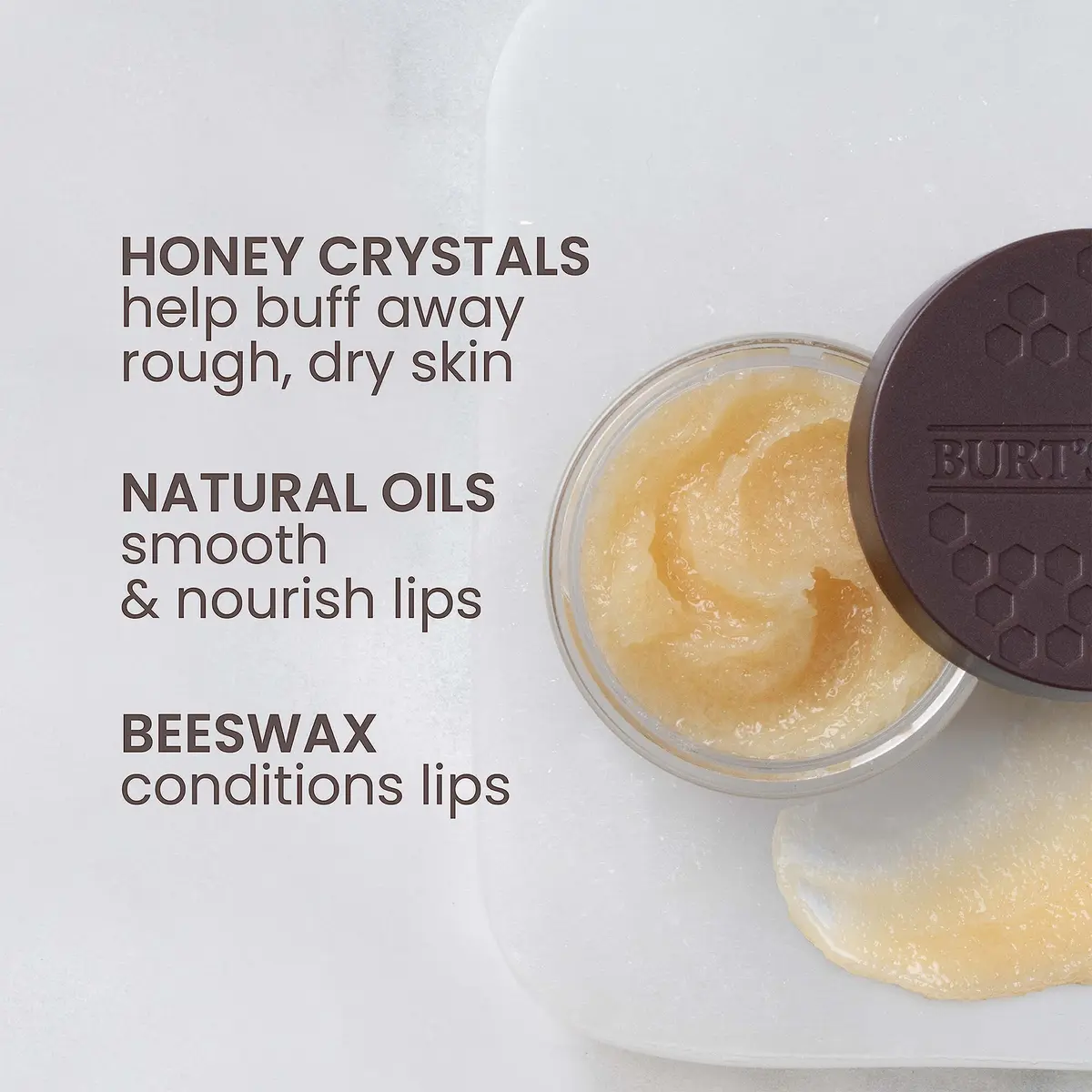 Burt's Bees Conditioning Lip Scrub & Overnight Intensive Lip Treatment Duo 0.5 oz (15ml) | Natural Origin - view 3