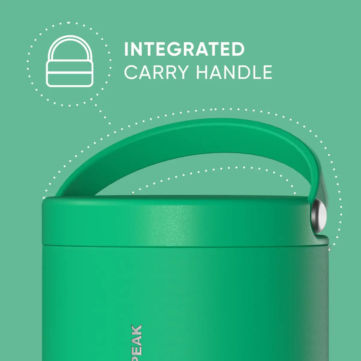 Hydrapeak 18oz Stainless Steel Vacuum Insulated Food Jar | Hot Food and Cold Food, Wide Mouth Leak-Proof Soup Container, 532ml (18 fl oz) - view 2