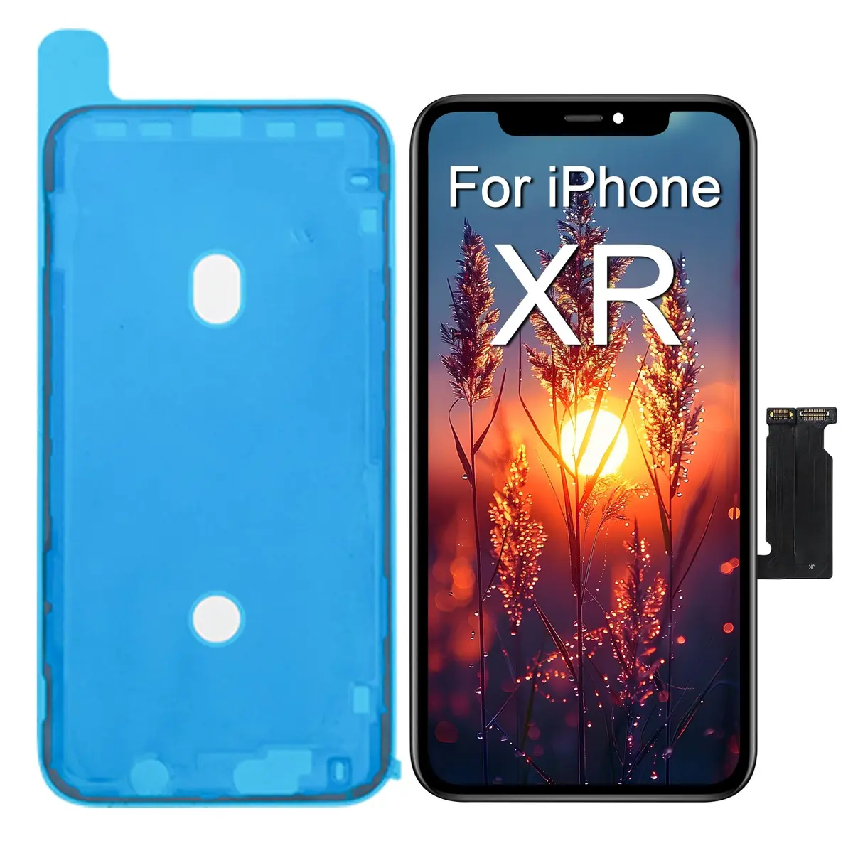 EFAITHFIX iPhone XR Screen Replacement 6.1 inch Full HD LCD with Waterproof Adhesive Sticker | Incell Technology Display - view 8