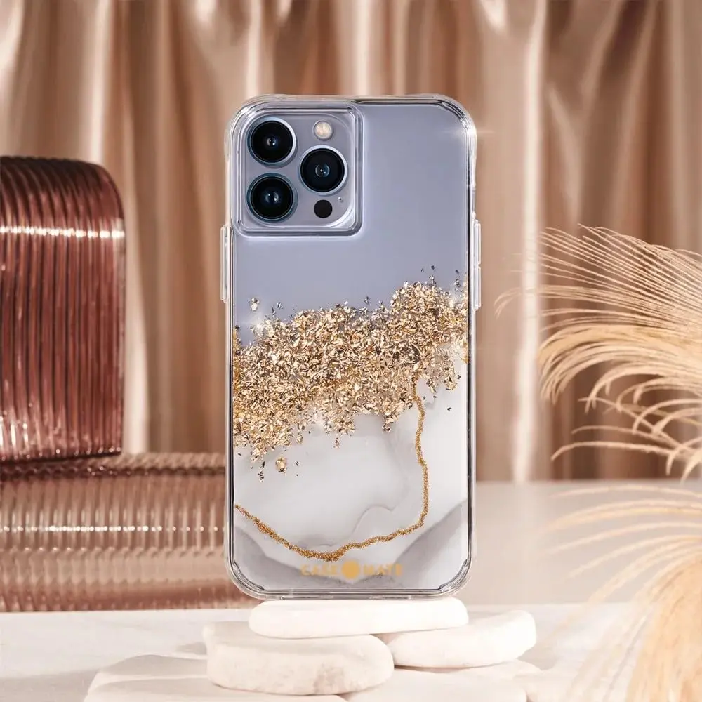 Case-Mate iPhone 14 Pro Max Case - Karat Marble 6.7" | 10FT Drop & Wireless Charging - view 5