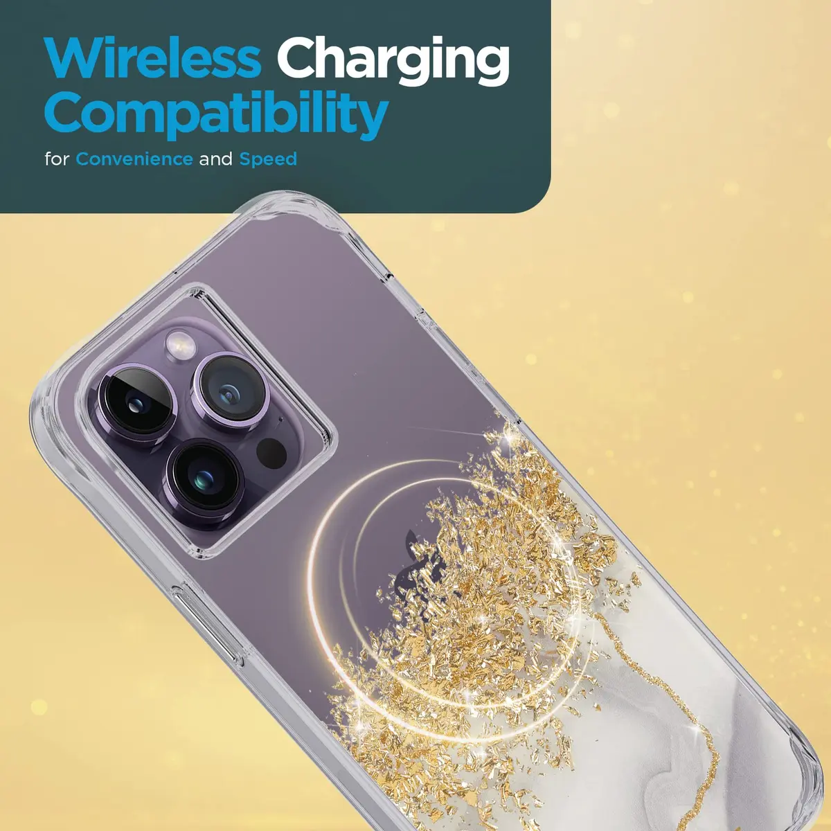 Case-Mate iPhone 14 Pro Max Case - Karat Marble 6.7" | 10FT Drop & Wireless Charging - view 7