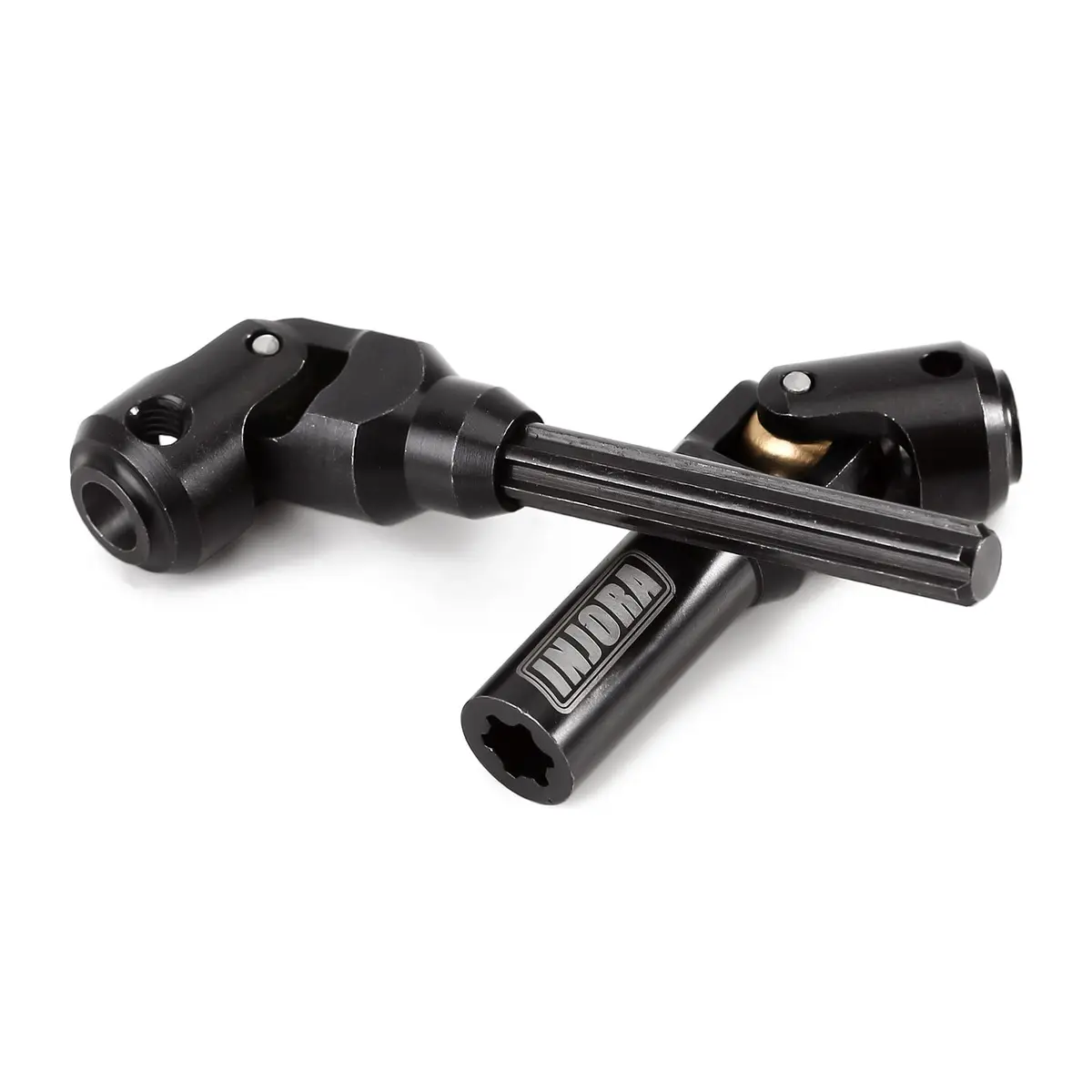 INJORA Steel Heavy-Duty Drive Shaft for 1/10 RC Crawler Car, 84-102mm | Long-lasting Steel Construction - view 6