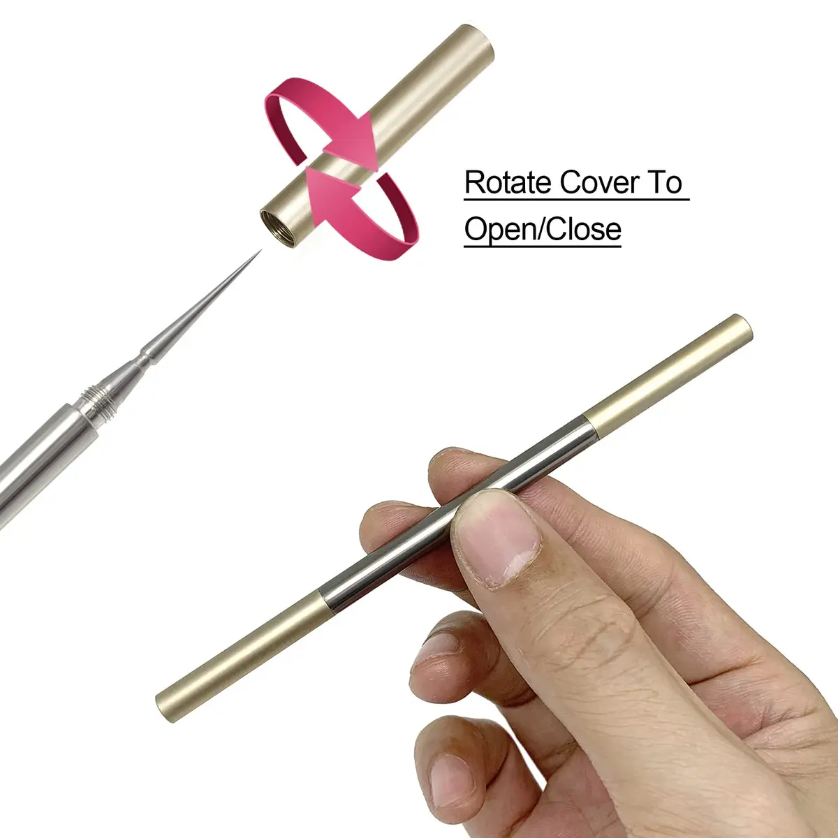 SG Nekoo Professional Milia & Blackhead Removal Tool Kit with Titanium Alloy Needle & Tweezers | Titanium Gold - view 8
