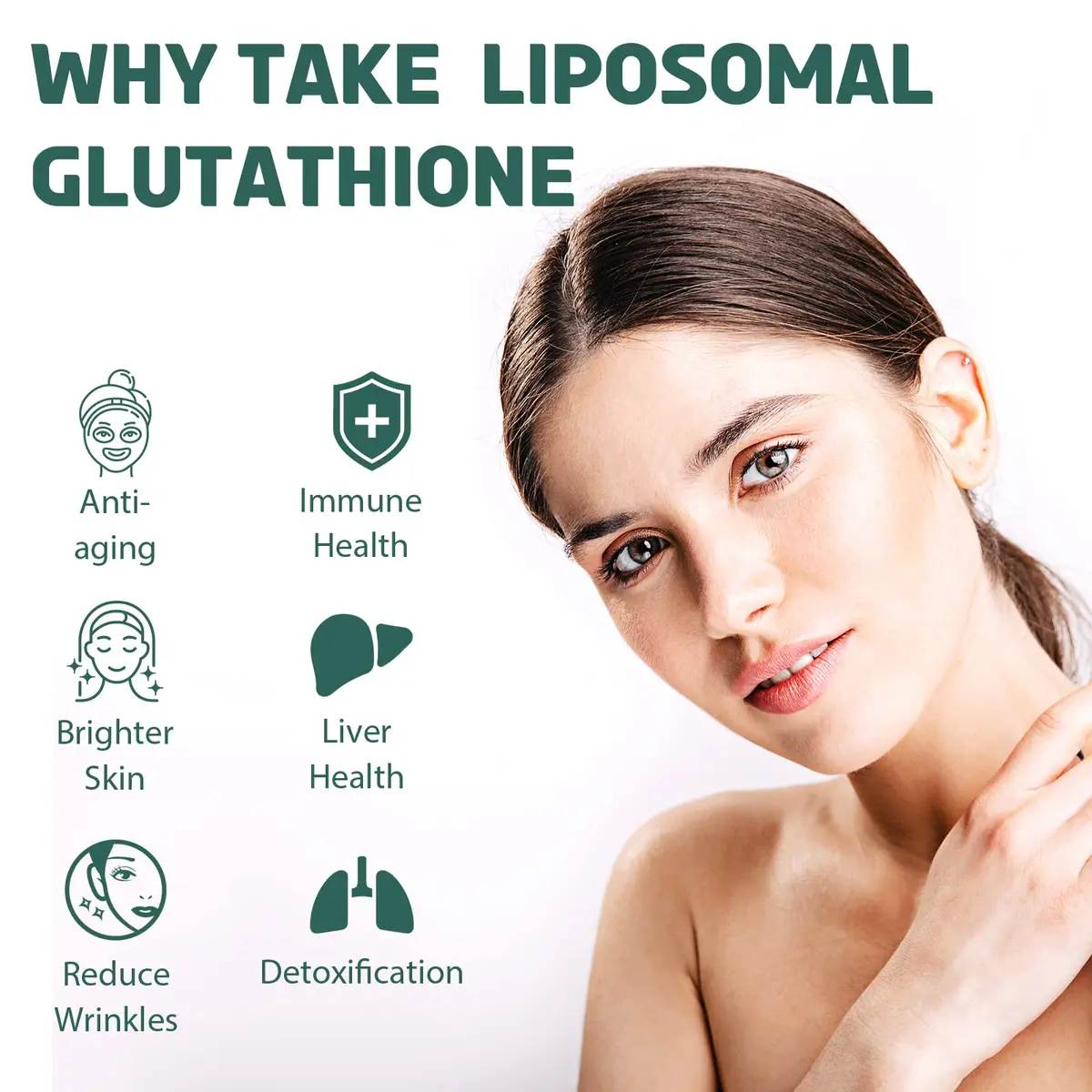 Guigmiens Liposomal Glutathione 2000 MG | Antioxidant Support for Skin & Immunity - view 6