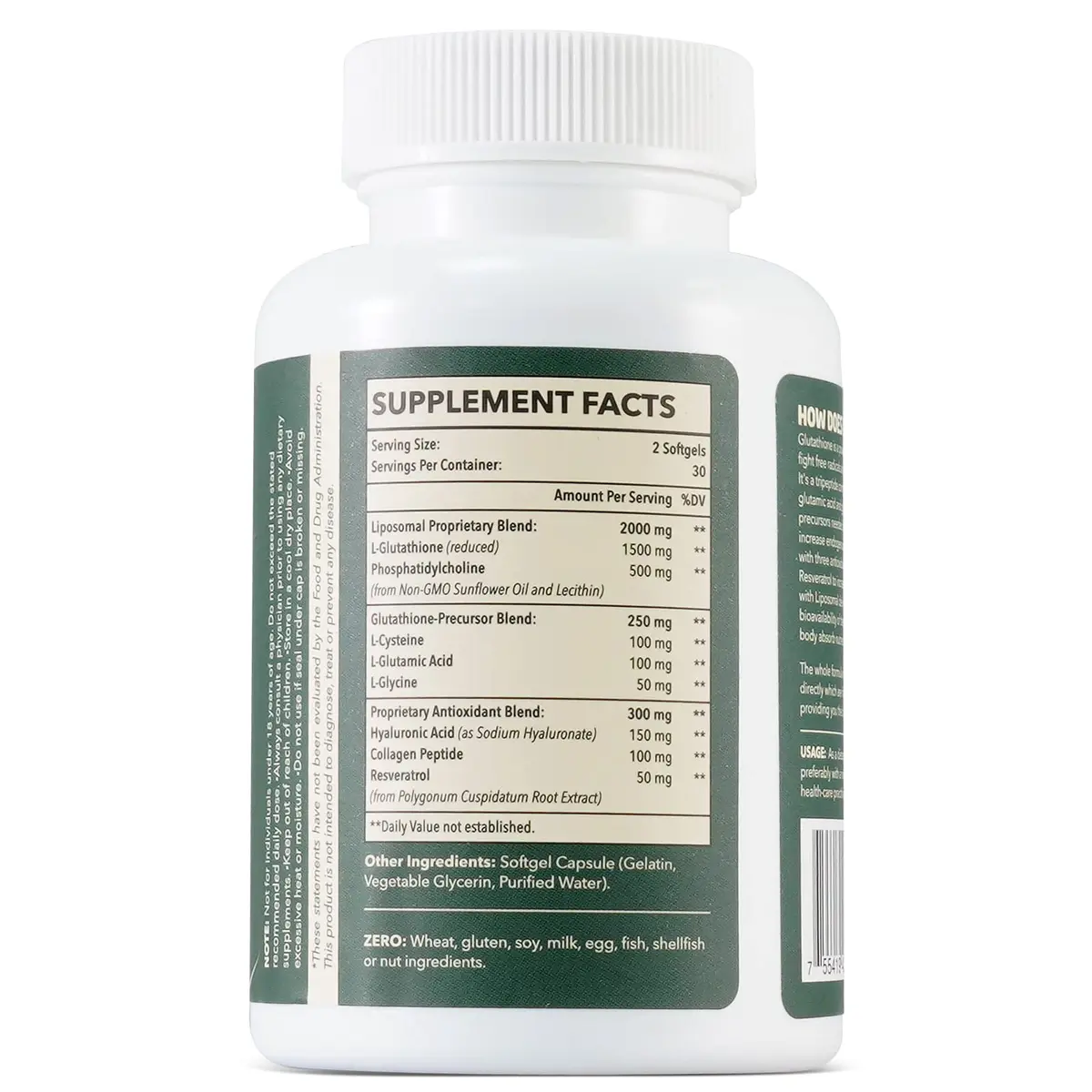Guigmiens Liposomal Glutathione 2000 MG | Antioxidant Support for Skin & Immunity - view 8