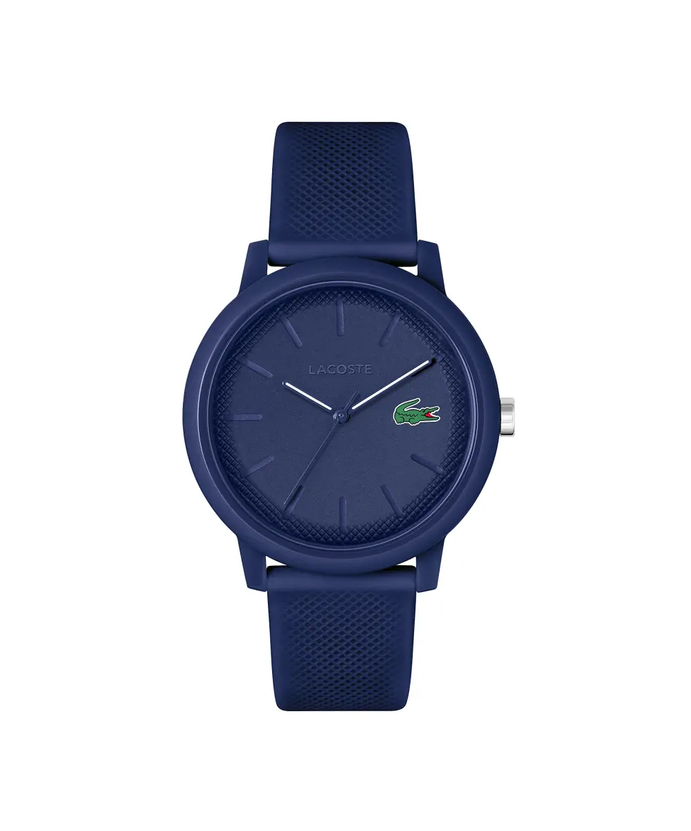 Lacoste 12.12 Men's Quartz Watch 42mm (1.65 inches) | Sporty Fashion Timepiece with Blue Silicone Strap - main product image