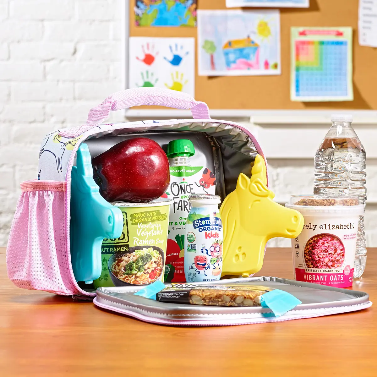 Fit & Fresh Cool Coolers Reusable Kids Lunch Box Ice Packs 4pk | Slim, Fun & Safe for School & Picnics - view 4