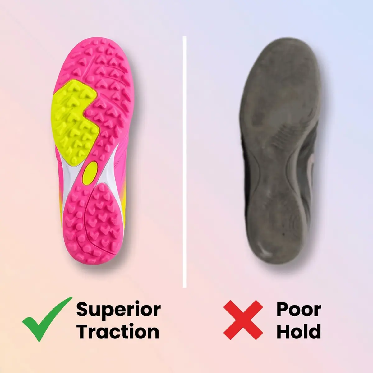 Vizari Liga Turf Soccer Shoes for Boys & Girls | Durable Polyurethane Sole, Rubber Outsole for All Surfaces - view 5