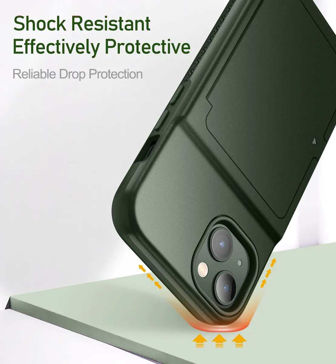 WeLoveCase iPhone 13 / 14 Wallet Case with Credit Card & Mirror | Heavy Duty Shockproof Cover - view 7