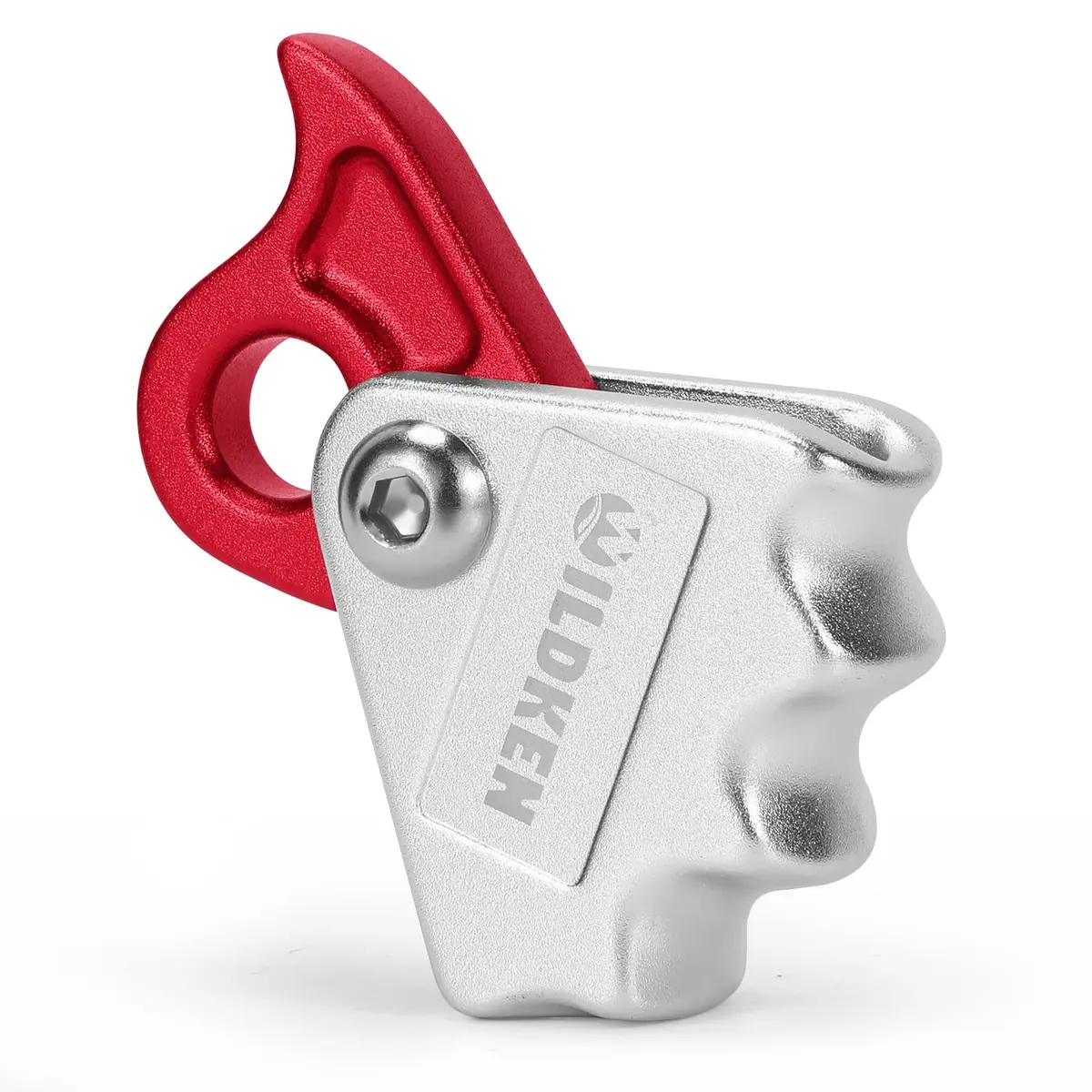 WILDKEN Climbing Ascender Fall Protection Belay Device | Lightweight Magnesium Alloy Rope Grab (7.8*7.5cm, 95g) - main product image