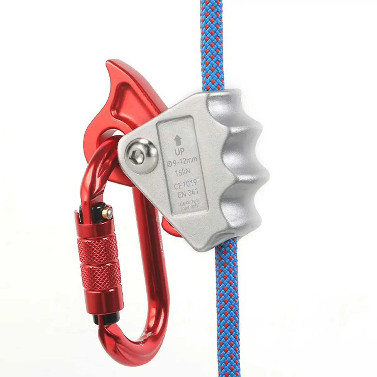 WILDKEN Climbing Ascender Fall Protection Belay Device | Lightweight Magnesium Alloy Rope Grab (7.8*7.5cm, 95g) - view 3