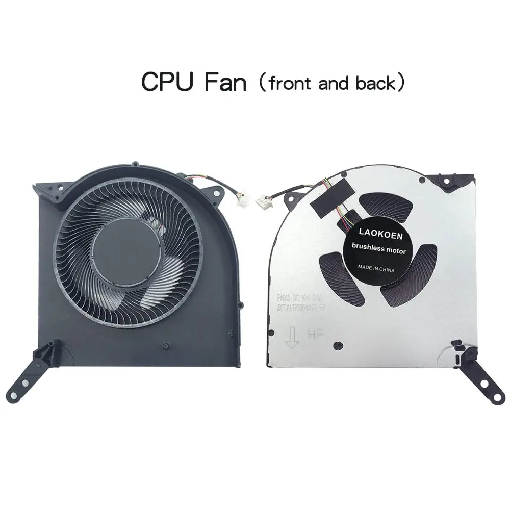 LAOKOEN Replacement CPU & GPU Cooling Fans for Lenovo Legion 5 Pro 16ACH6H (Type:82JQ) R9000P 2021H | 10V 0.8A - view 5